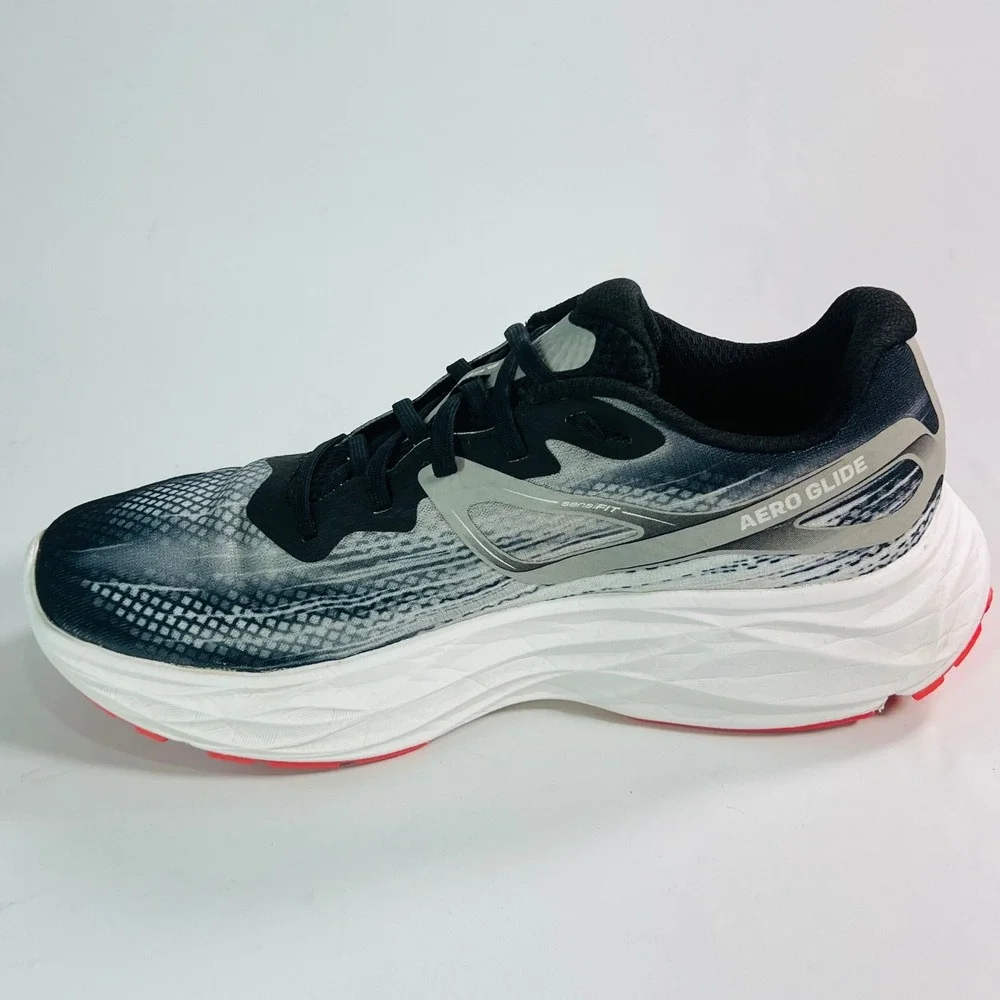 Salomon Aero Glide Black White‎ Grey Women Running Shoes Size 8.5 Road Running